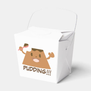 Cute Funny Kawaii Chocolate PUDDING!!!! Favor Box