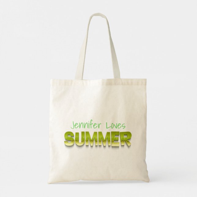 Cute funny kiwi fruit summer humour tote bag (Back)