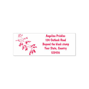 Cute funny leafy sea dragon cartoon illustration self-inking stamp