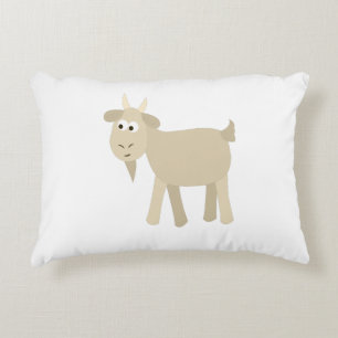 Cute Funny Little Goat Decorative Pillow