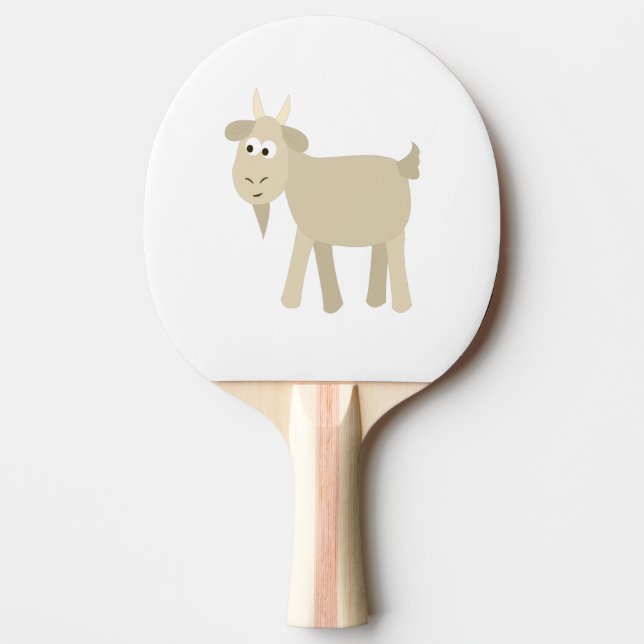 Cute Funny Little Goat Ping Pong Paddle (Front)