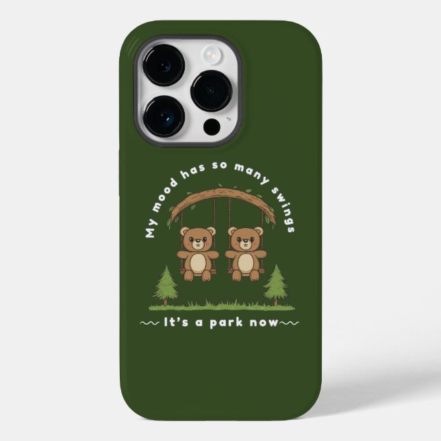 Cute Funny mood swing  Case-Mate iPhone Case (Back)