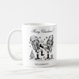 Cute funny nutcrackers Christmas personalized Coffee Mug
