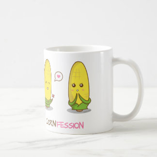 Cute Funny Punny Corn Love Confession Coffee Mug