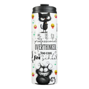 Cute Funny Quotes/Cat Thermal Tumbler