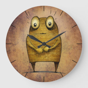 Cute Funny Robot Droid Large Clock