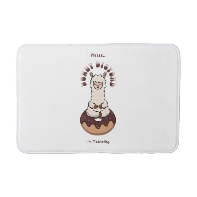 Cute Funny Saying Food Pun Bath Mat (Front)