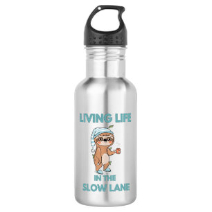 cute funny sloth 532 ml water bottle
