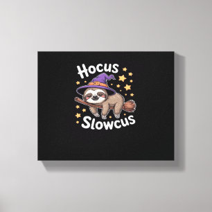 Cute Funny Sloth Halloween Essential T-Shirt Canvas Print
