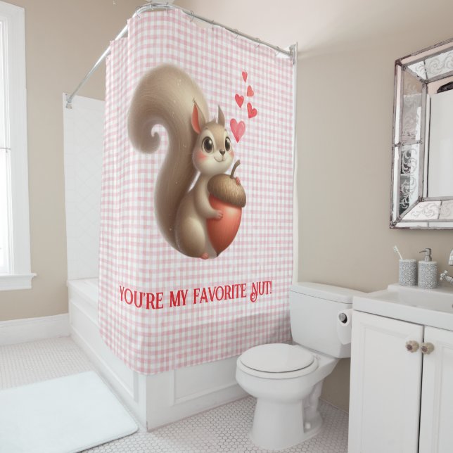 Cute funny squirrel Valentine's Day (In Situ)