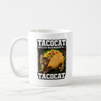 Cute Funny TacoCat Spelled Backwards Coffee Mug