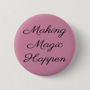 Cute Funny Vacation Magic 2 Inch Round Button