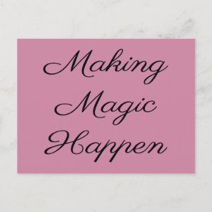 Cute Funny Vacation Magic Postcard
