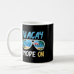 Cute Funny Vacay Mode On Summer Family Vacation Coffee Mug