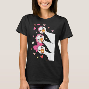 Cute Funny Valentine Silly Gooses Heart Love Match T-Shirt