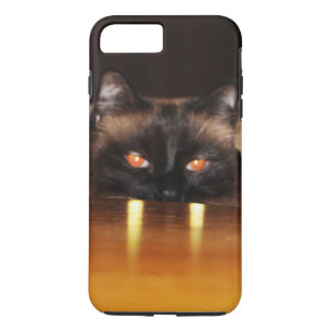 Cute, funny, vampire cat Case-Mate iPhone case