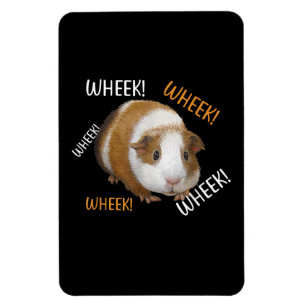 Cute & Funny Wheek - Guinea Pig Owner Cavy Lover Magnet