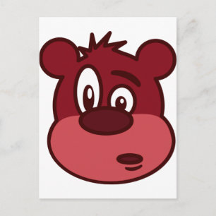 Cute Funny Winking Bear Postcard