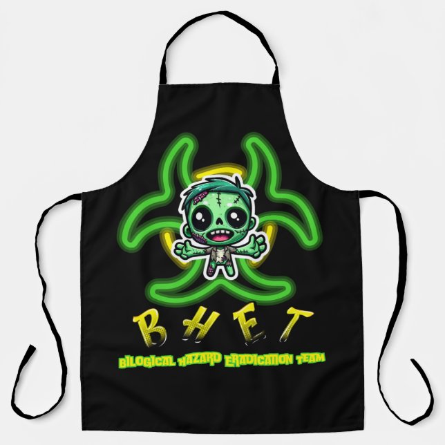 Cute, funny zombie apron (Front)