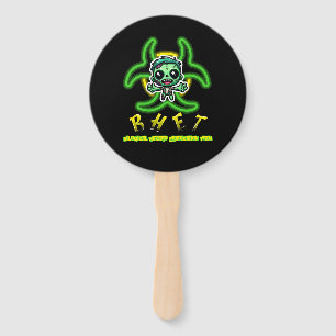Cute, funny zombie hand fan