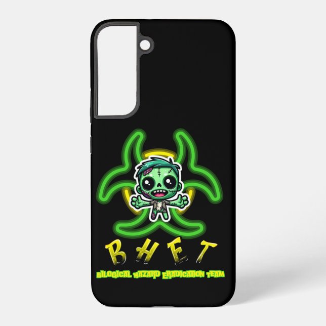 Cute, funny zombie samsung galaxy s22+ case (Back)