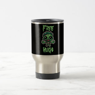 Cute, funny zombie travel mug