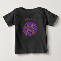 Cute furry bats baby goth black T-shirt