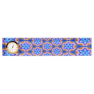Cute Furry Flowers Pattern Nameplate