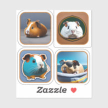 Cute Furry Sweet Guinea Pig Assortment #1