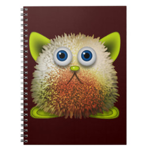 Cute Fuzzy Cartoon Character Art for All Notebook