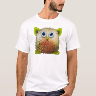 Cute Fuzzy Cartoon Character Art for All T-Shirt