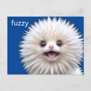 Cute Fuzzy Creature Postcard