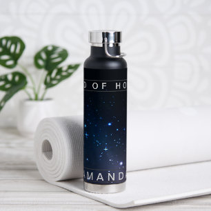 Cute Galaxy Theme Wedding Night Sky Maid Of Honour Water Bottle