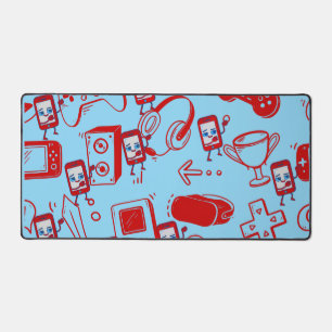 Cute Gaming Themed Desk Mat
