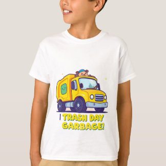 Cute Garbage Truck Trash Truck  T-Shirt