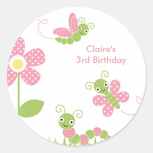 Cute Garden Bugs Stickers