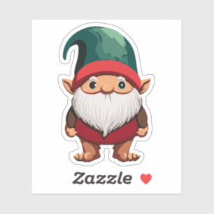 Cute Garden Gnome Sticker