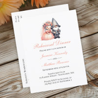 Cute Garden Gnome Summer Just Married Wedding