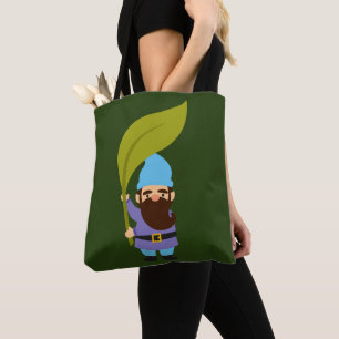 Cute garden gnomes fun tote bag