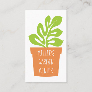 Cute Garden Shop Business Card