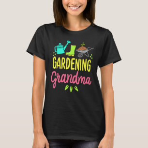Cute Gardening Grandma Vegetable Garden Gardener T-Shirt