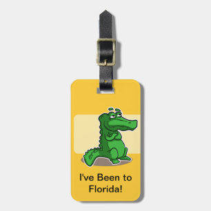 Cute Gator Luggage Tag