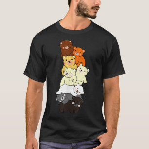 Cute Gay Bear Pride Flag Colours for Gay Bear Cubs T-Shirt