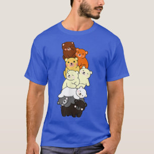 Cute Gay Bear Pride Flag Colours for Gay Bear Cubs T-Shirt