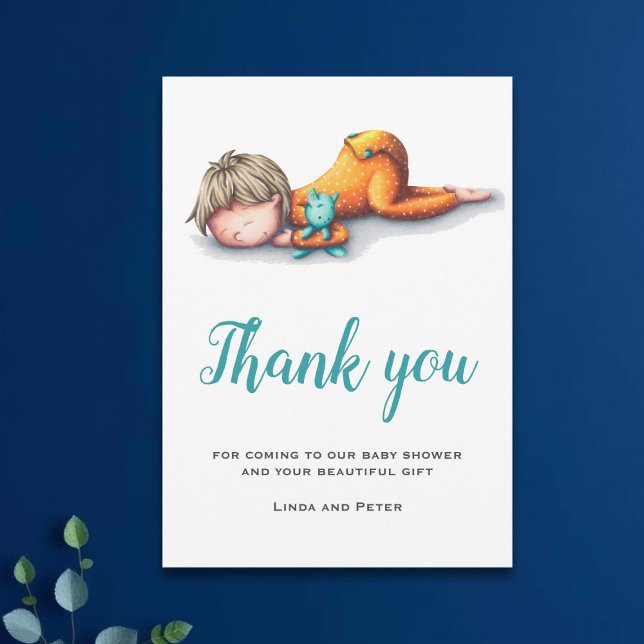 Cute Gender Neutral Baby Shower Thank You Card (Creator Uploaded)