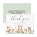 Cute Gender Neutral Woodland Animals Baby Shower