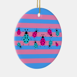 Cute Gender Reveal Ideas,   Ceramic Ornament