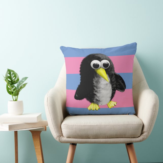 Cute Gender Reveal Ideas Throw Pillow (Chair)