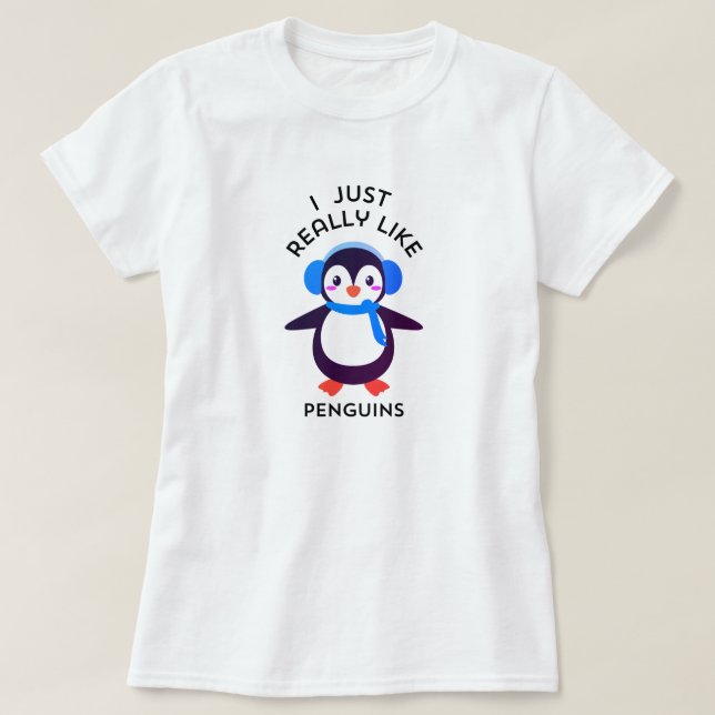 Cute gentoo penguin t  T-Shirt (Design Front)