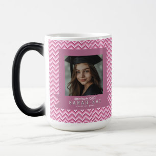 Cute Geometric Pattern Husband Graduation Gift Magic Mug